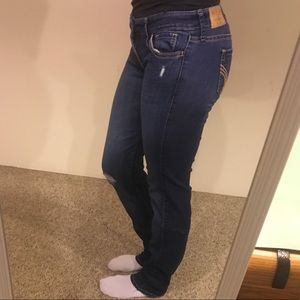 Hollister ripped jeans